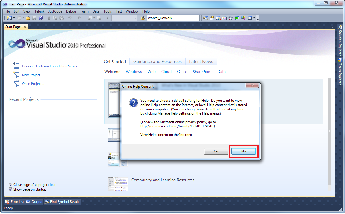 Installing local documentation for MS Help viewer (Help3) in Visual